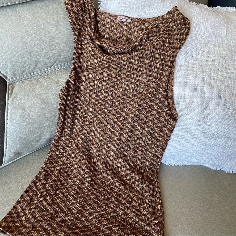 Vtg Cowl Top